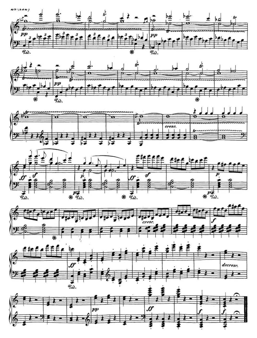 贝多芬钢琴奏鸣曲21 黎明（华尔斯坦） C大调 Op.53 C major