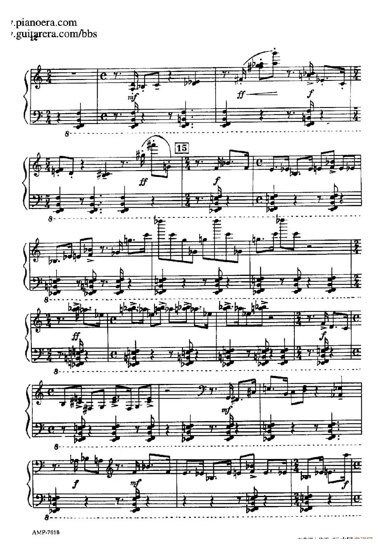 Piano Sonata（钢琴奏鸣曲· 第一乐章）