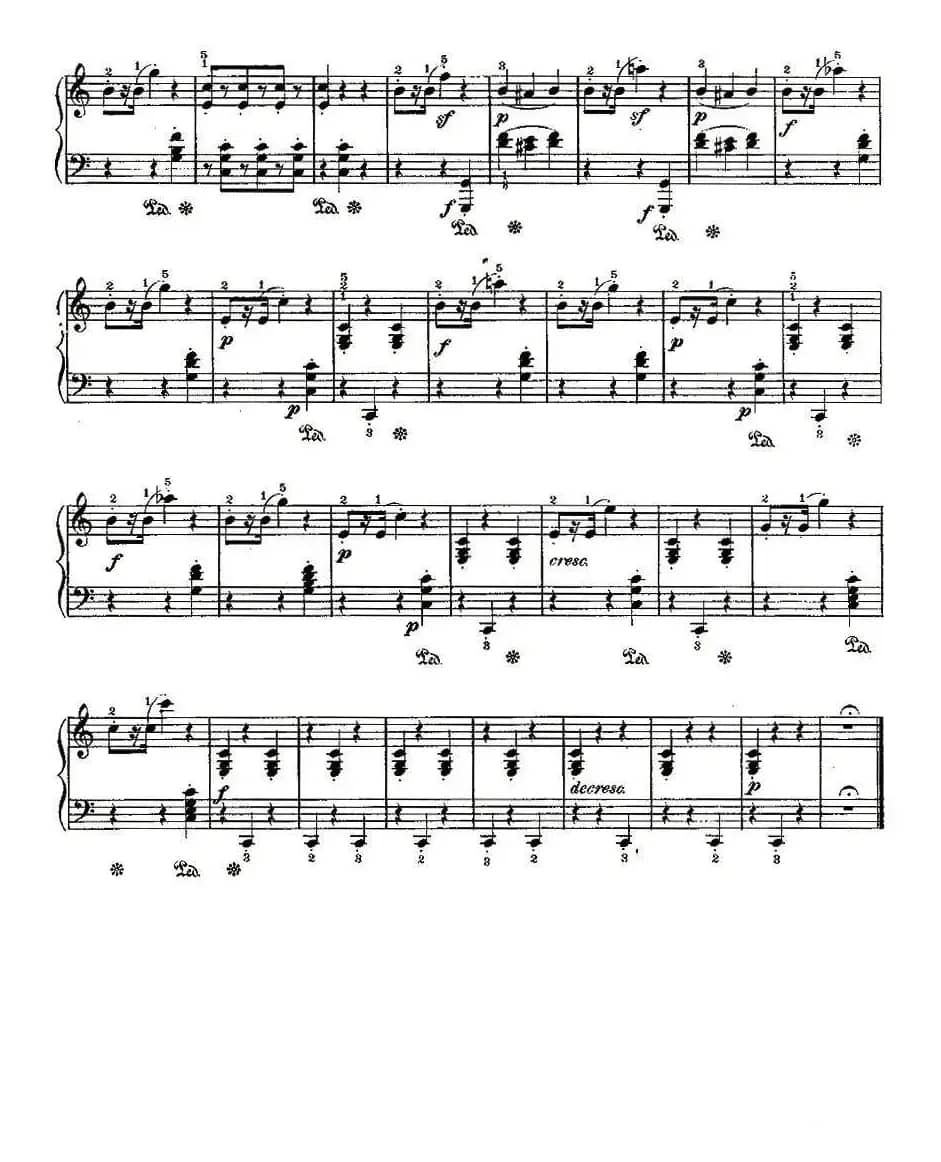 贝多芬钢琴小品（Bagatelles）（Op.33 之2）