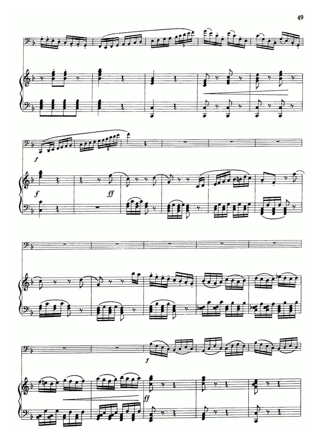 F大调协奏曲（大管+钢琴伴奏）