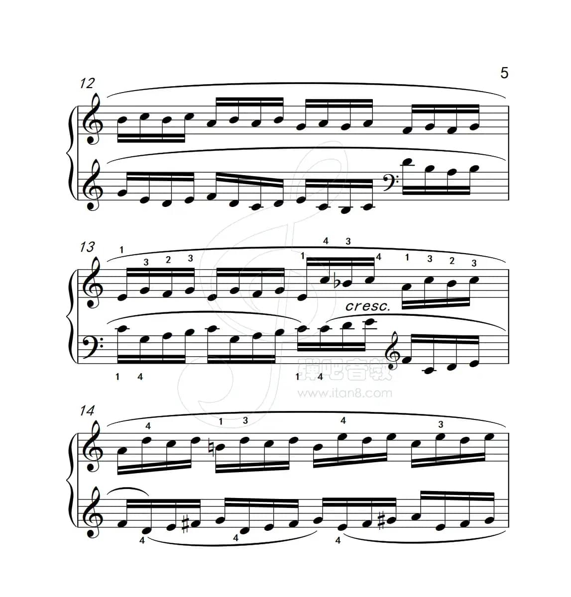 练习曲 1（克拉莫钢琴练习曲60首）