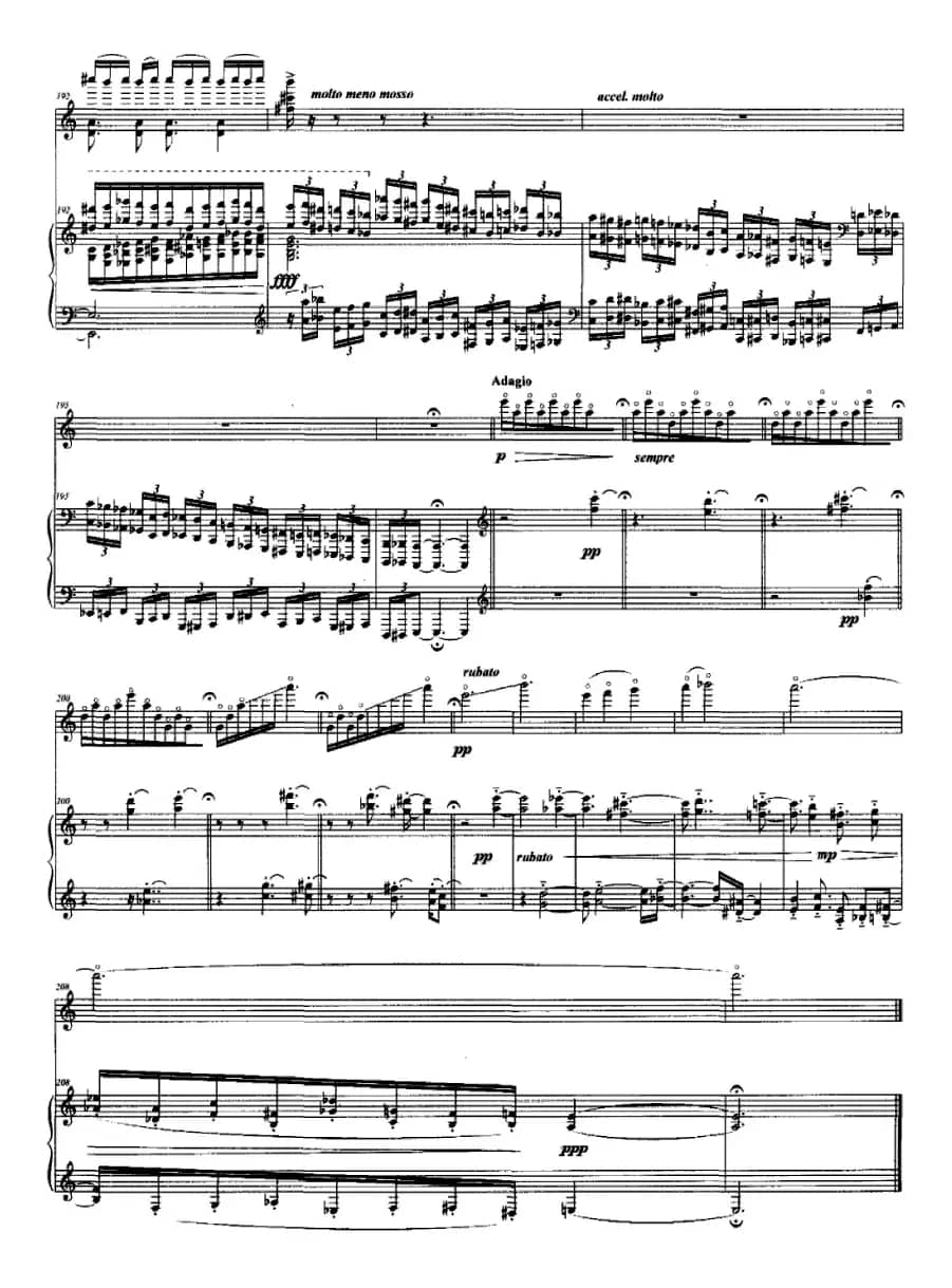 天堂（小提琴与钢琴谱）