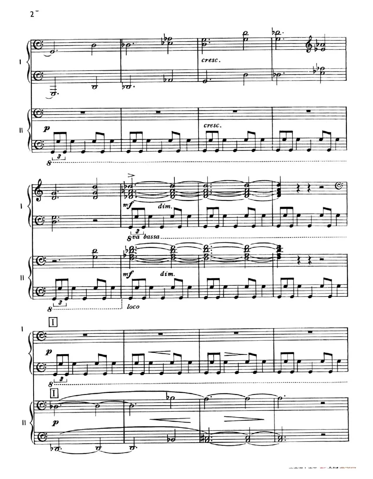 The Planets Op.32（双钢琴）（行星·第一乐章 火星—战争使者）