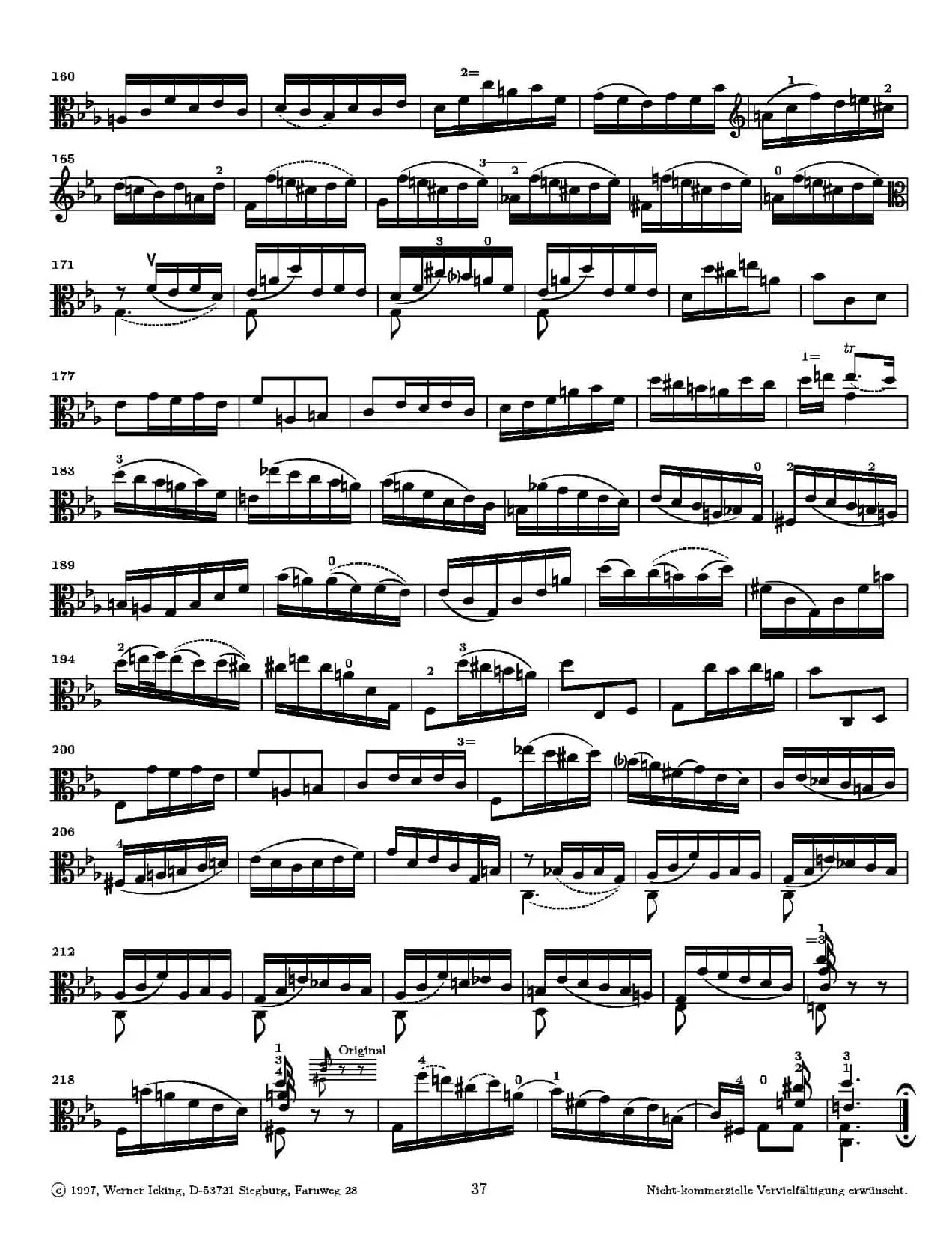 巴赫《无伴奏组曲》Ⅴ（中提琴）