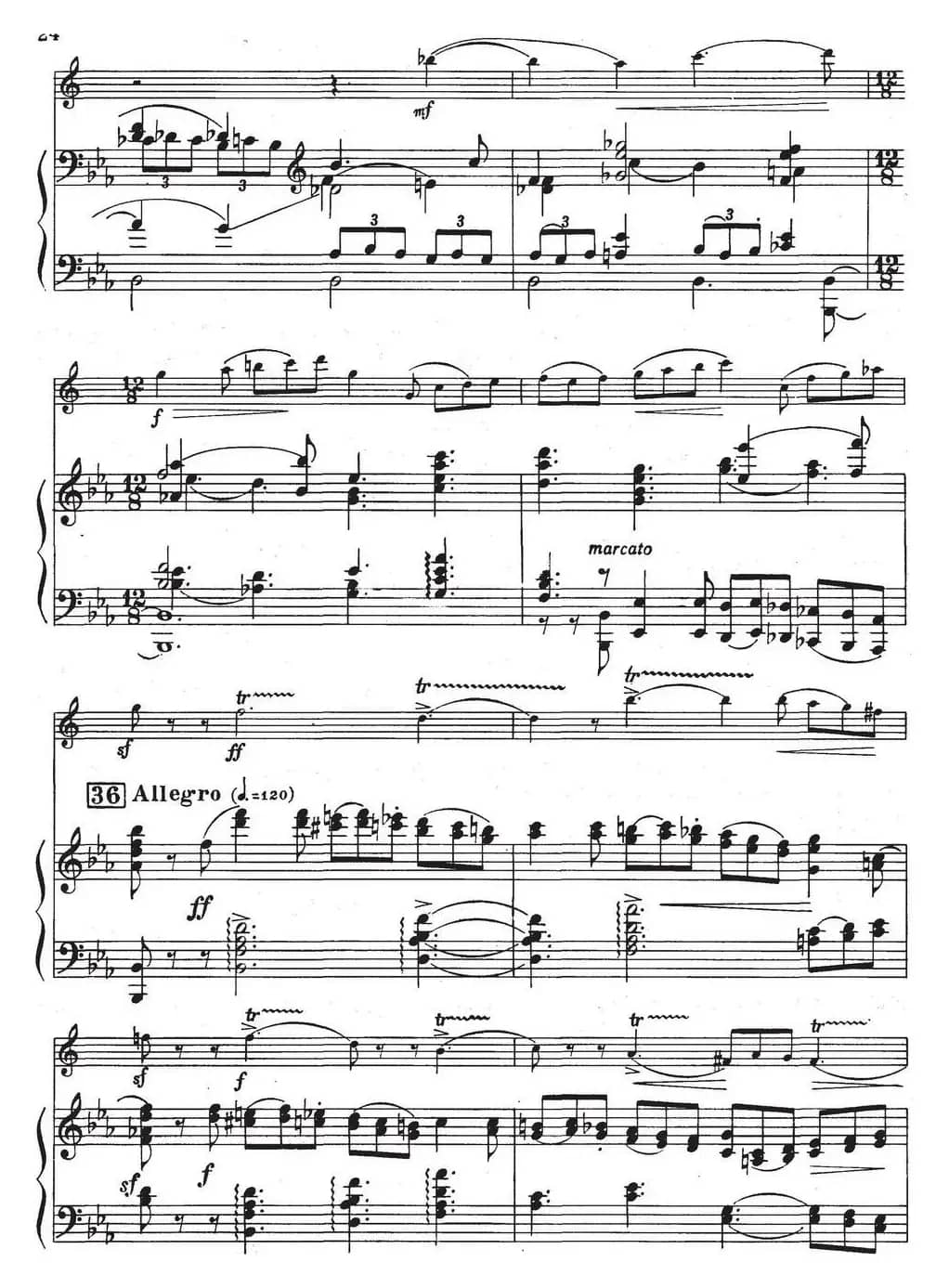 Glazunov Op.109（格拉组诺夫协奏曲Op.109）（萨克斯+钢琴伴奏）