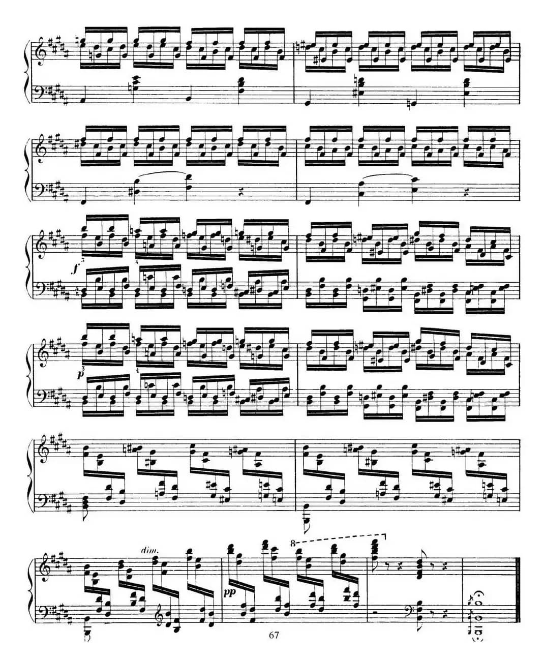 15 Etudes de Virtuosité Op.72 No.15（十五首钢琴练习曲之十五）