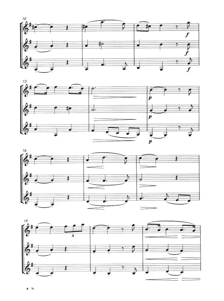 行板（选自歌剧《里纳尔多》）（三重奏）