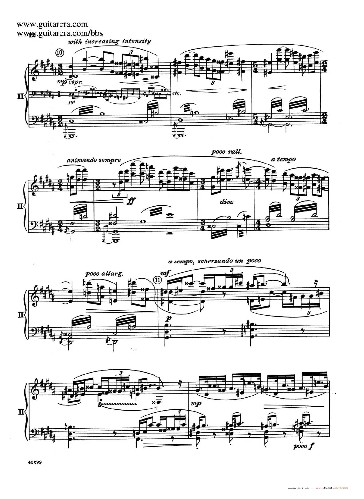 Piano Concerto Op.38（钢琴协奏曲·双钢琴·第一乐章）