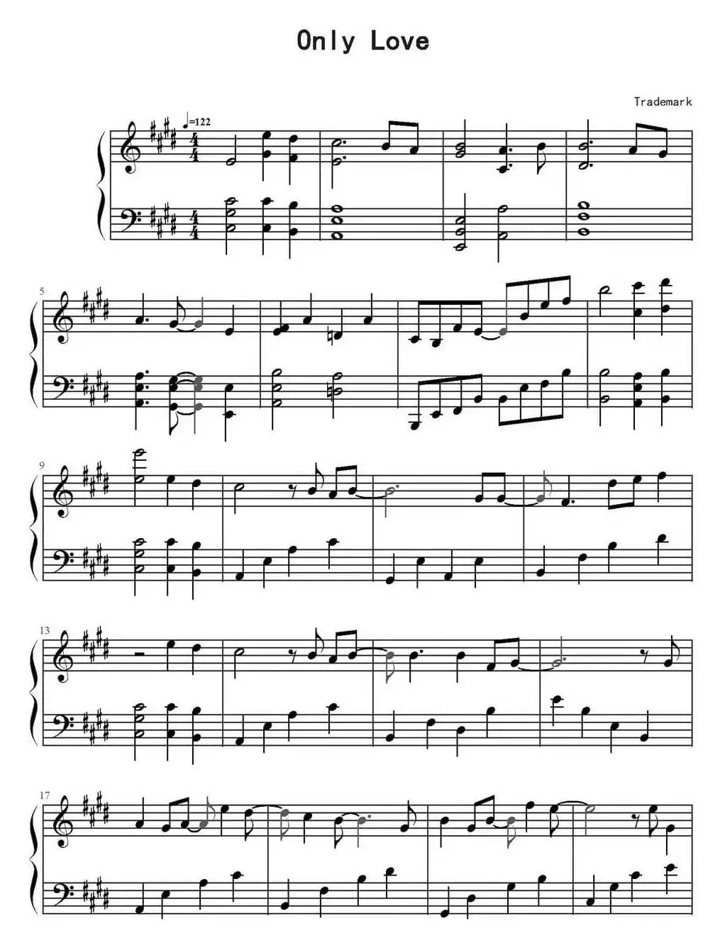 Only Love 唯一的爱