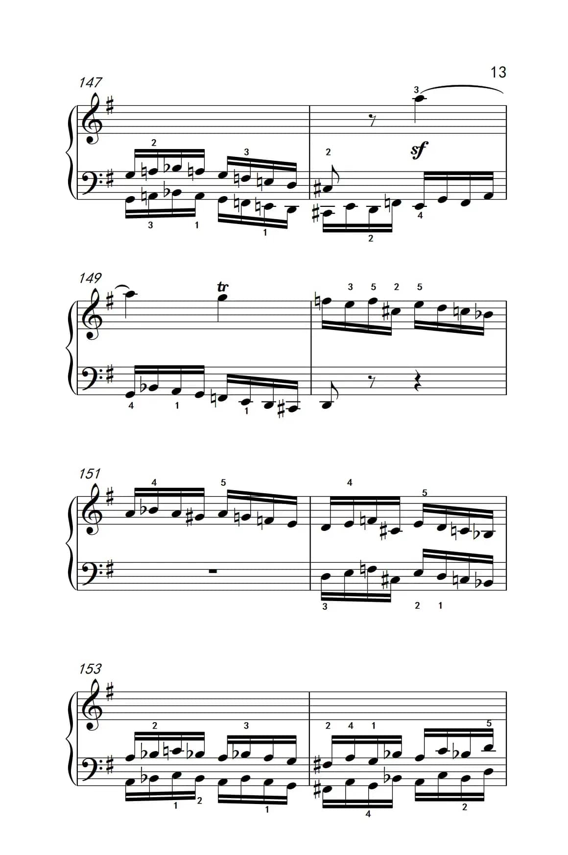 第九级2.G大调奏鸣曲 第一乐章 Op.31 No.1（中央音乐学院 钢琴（业余）考级教程 7-9级）