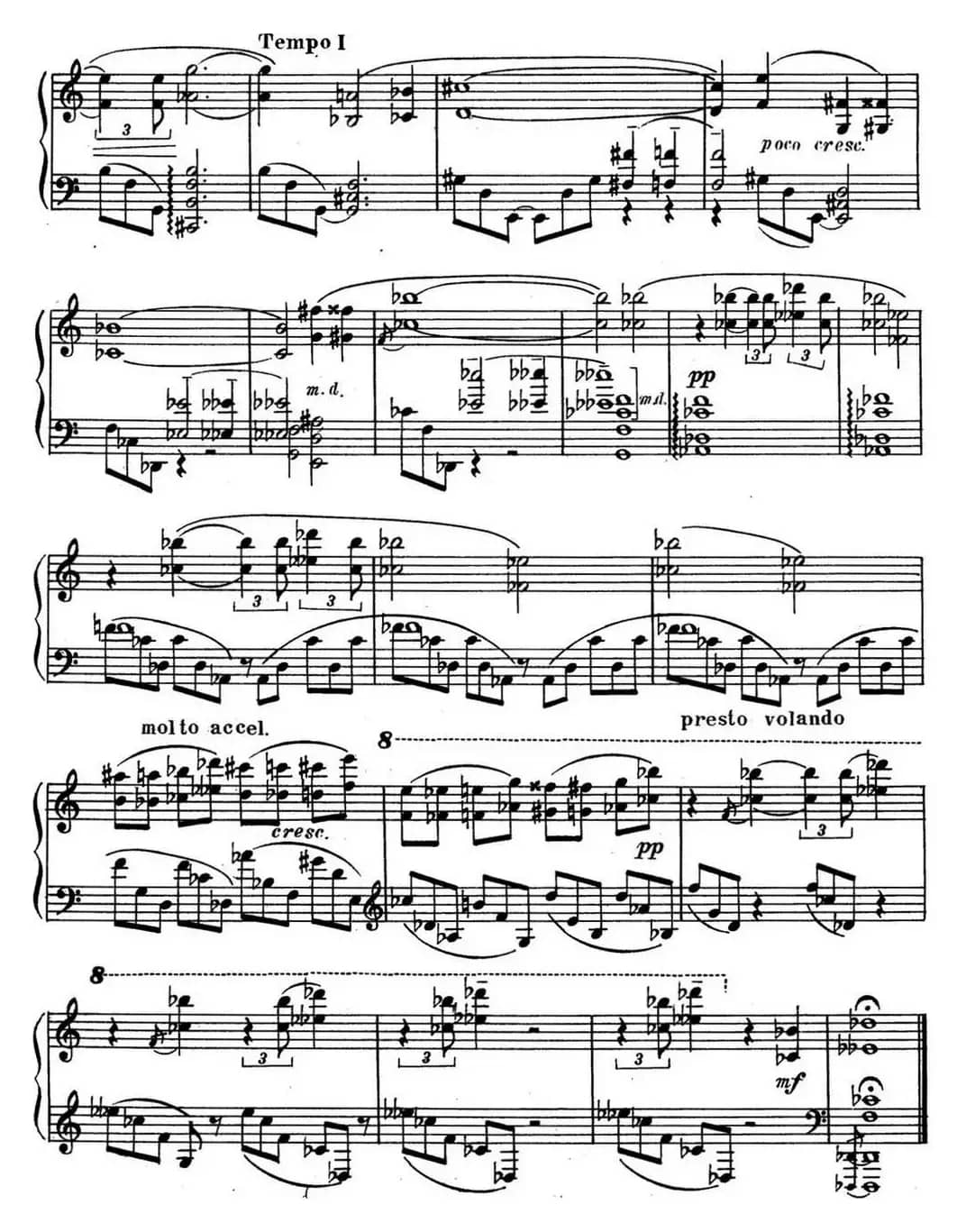 斯克里亚宾 钢琴练习曲 Op.65 No.2