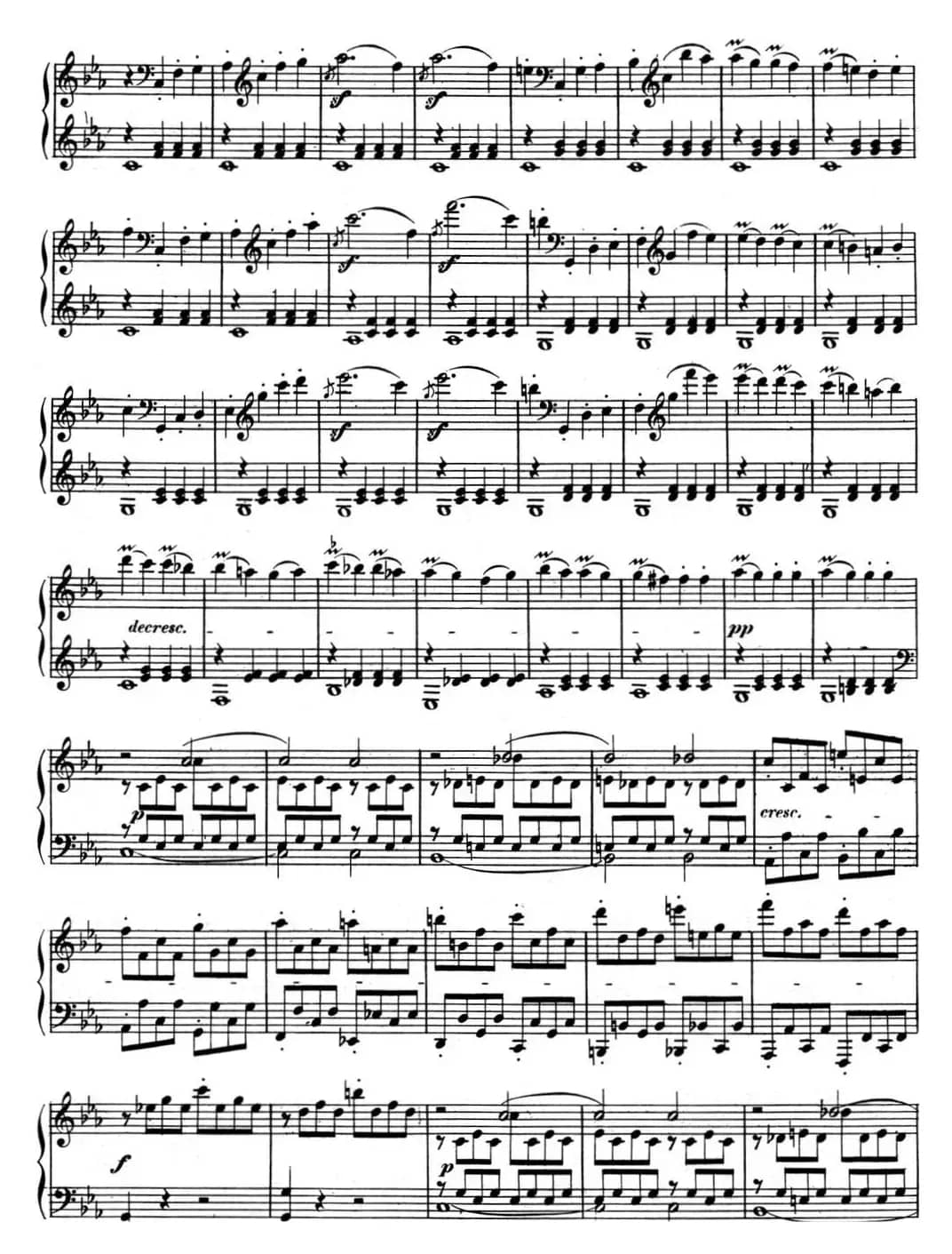 贝多芬钢琴奏鸣曲08 悲怆 C小调 Op.13 C minor