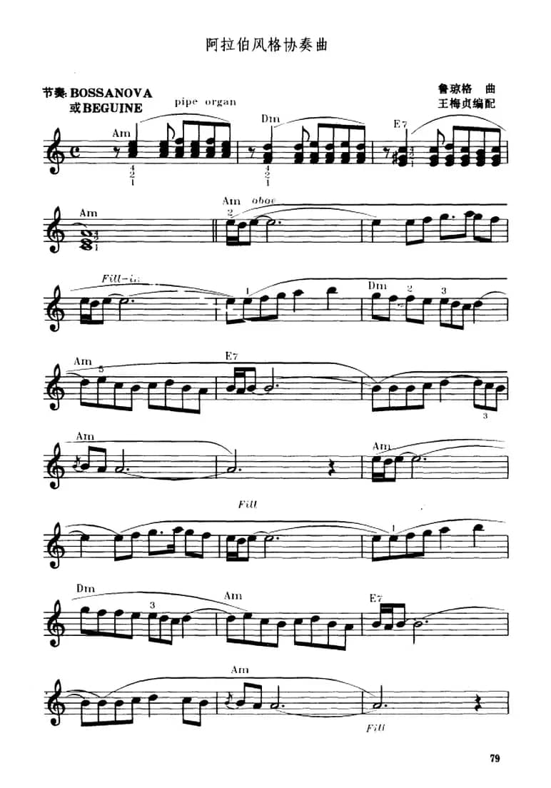 阿拉伯风格协奏曲