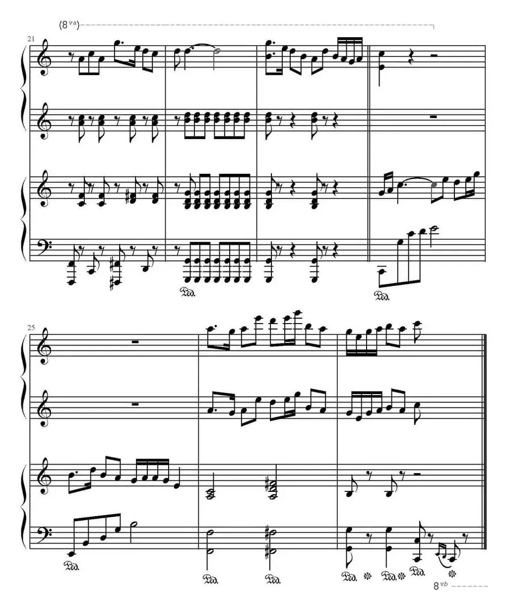 咱们屯里人（四手联弹）