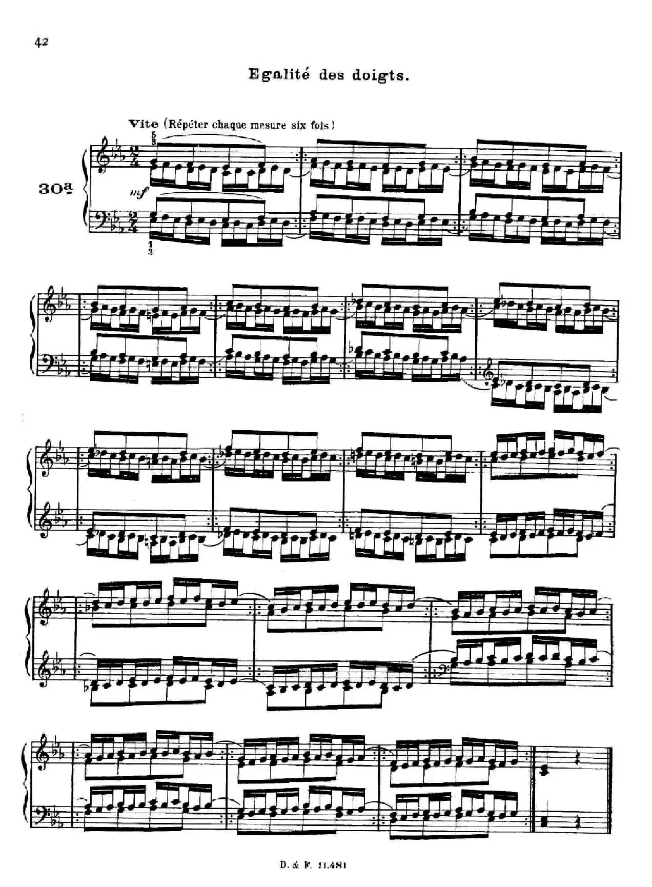 51 Exercises, WoO 6(51首钢琴练习 26—30)