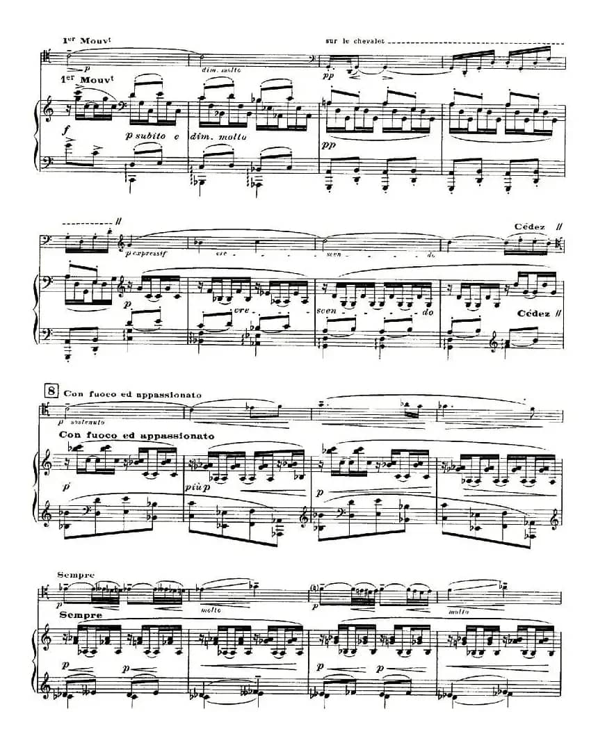 Sonata（大提琴奏鸣曲、大提琴+钢琴）