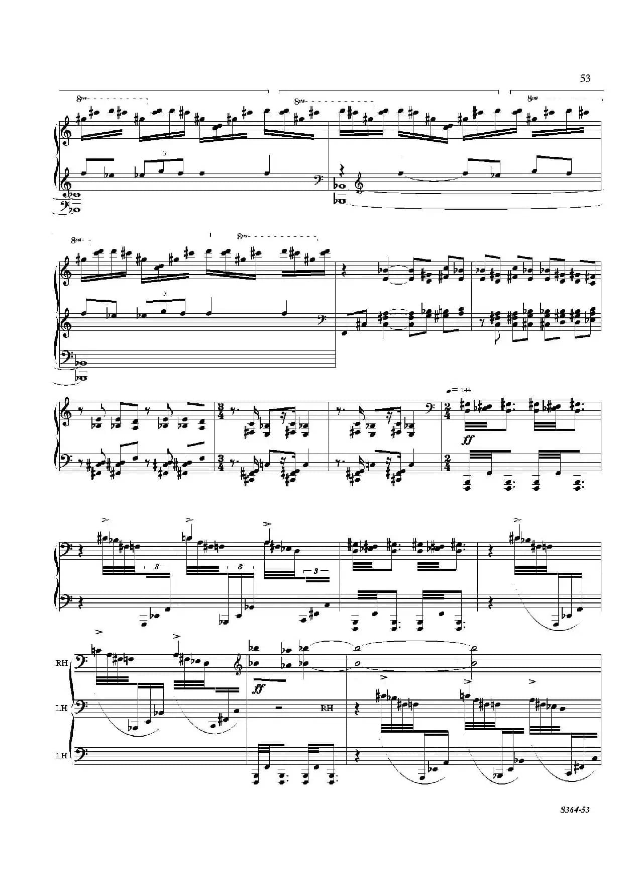Piano Sonata No.8（第八钢琴奏鸣曲）（3）