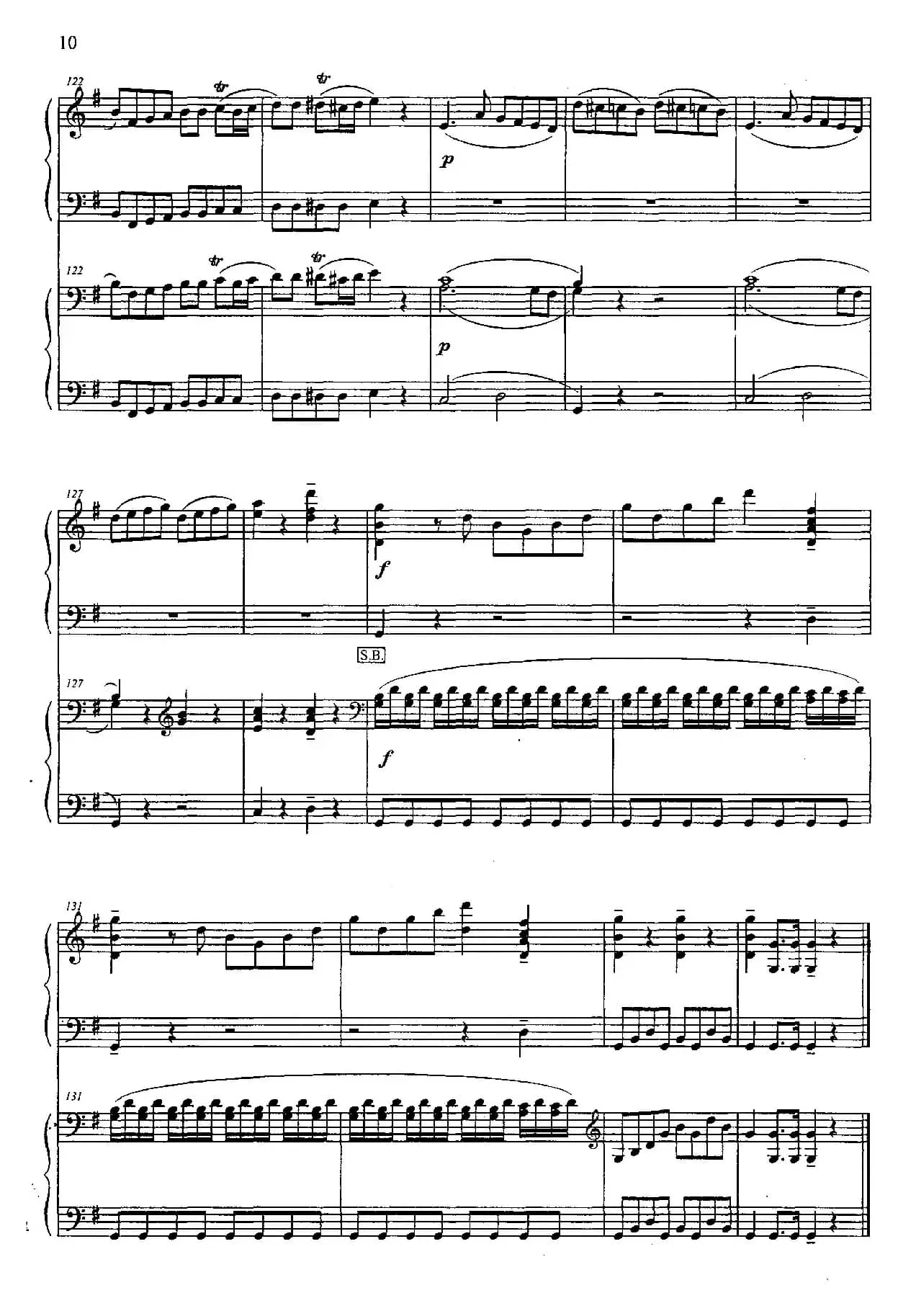 G大调弦乐小夜曲 第一乐章（二重奏）