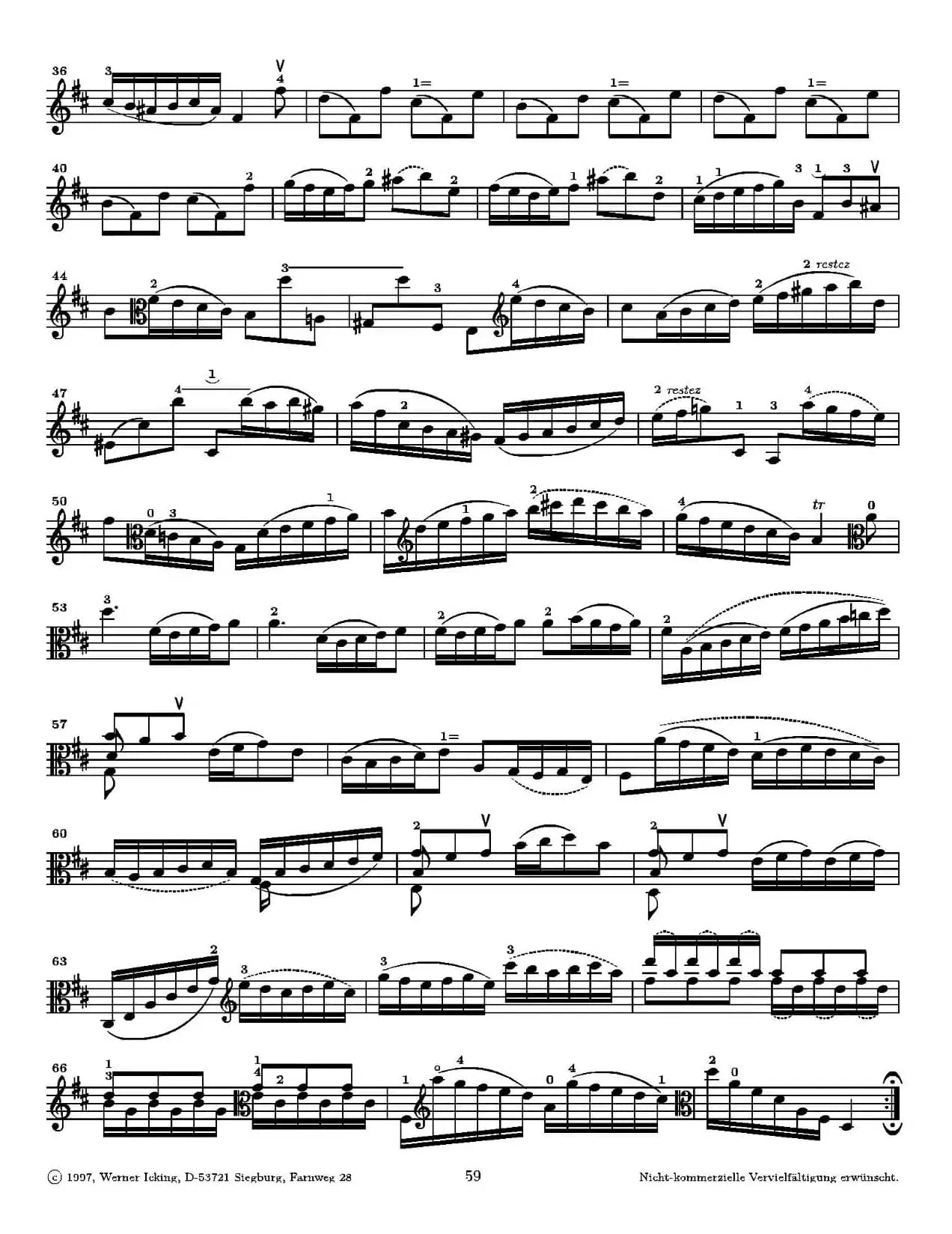 巴赫《无伴奏组曲》Ⅵ（中提琴）