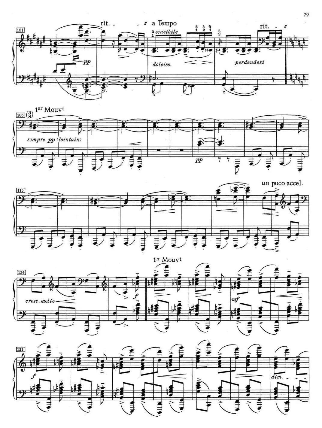 德彪西12首钢琴练习曲（12 和弦练习v1.0 accords）