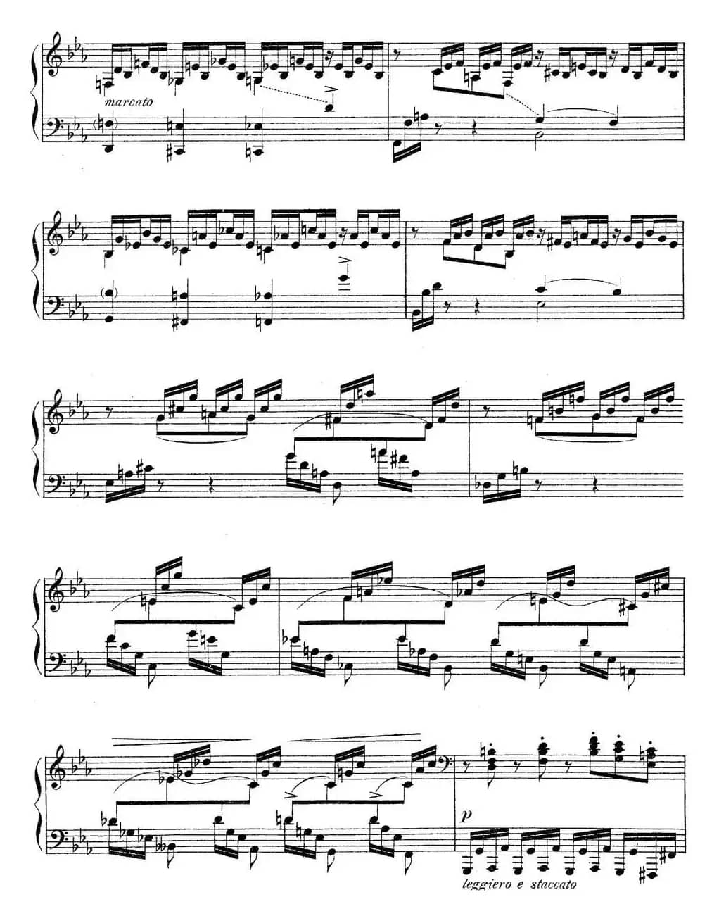 莫什科夫斯基-幻想小品集Op.52（Ⅴ）