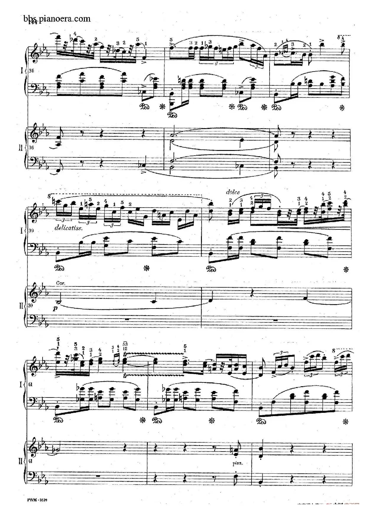 Grande Polonaise Brilliante Preceded by an Andante Spianato Op.22（平静的行板与华丽的波兰舞曲·双钢琴版）
