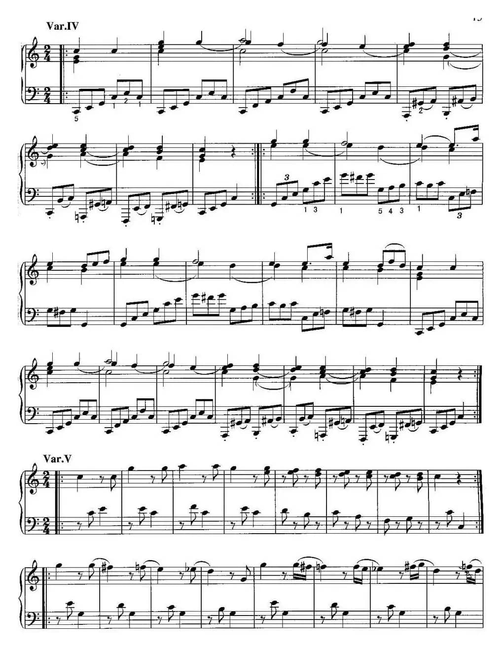 不可不弹的世界钢琴名曲：“星星”变奏曲