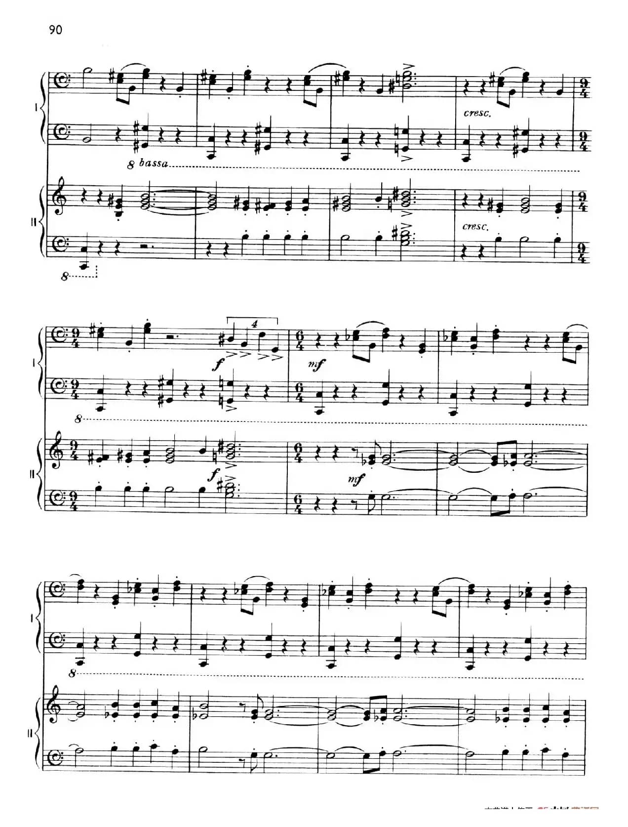 The Planets Op.32（双钢琴）（行星·第六乐章 天王星—魔术师）