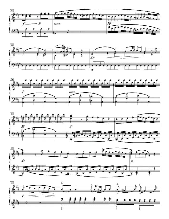 莫扎特D大调钢琴奏鸣曲K.284