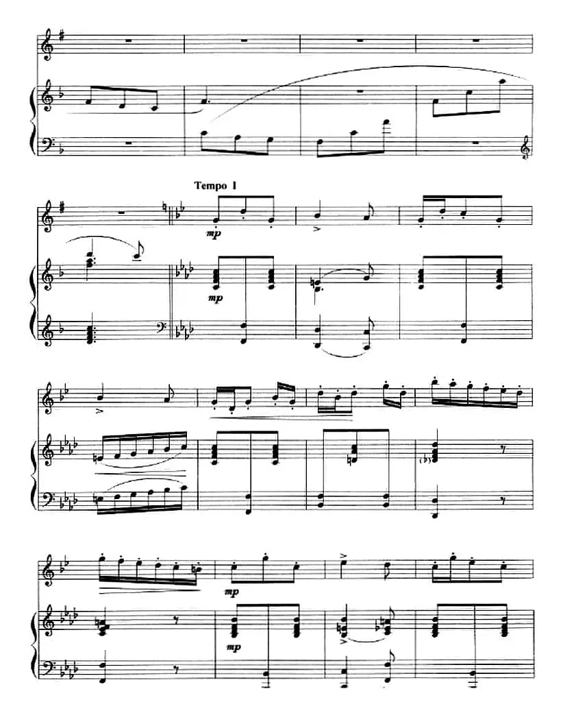 谐谑曲（小号+钢琴伴奏）