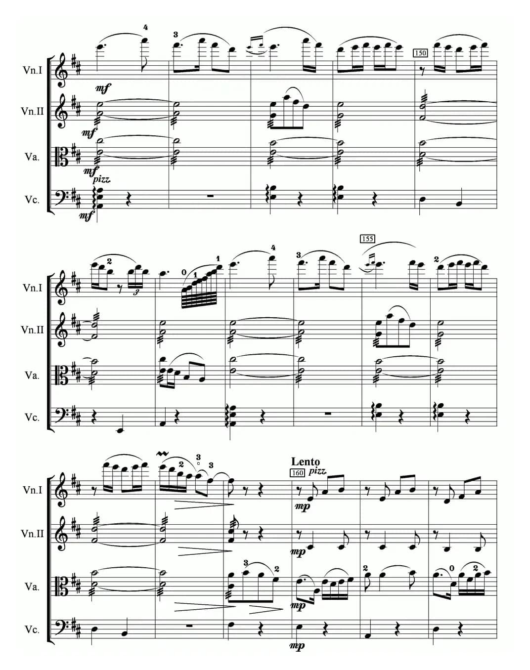 当红军去（弦乐四重奏）