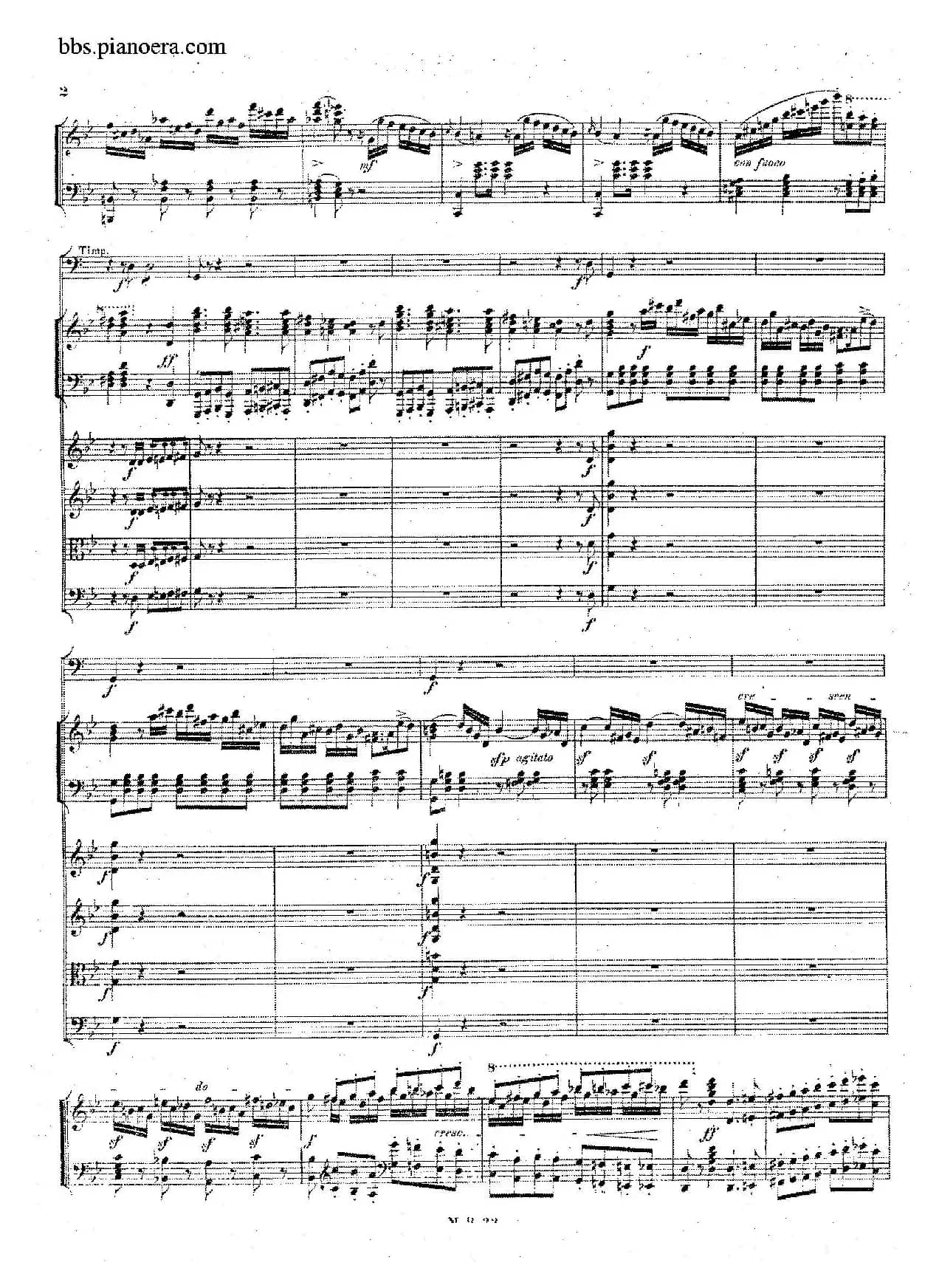 Piano Concerto No.1 in g Minor Op.25（g小调第一钢琴协奏曲·总谱）