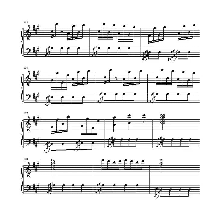 土耳其进行曲（还没考级记谱版）