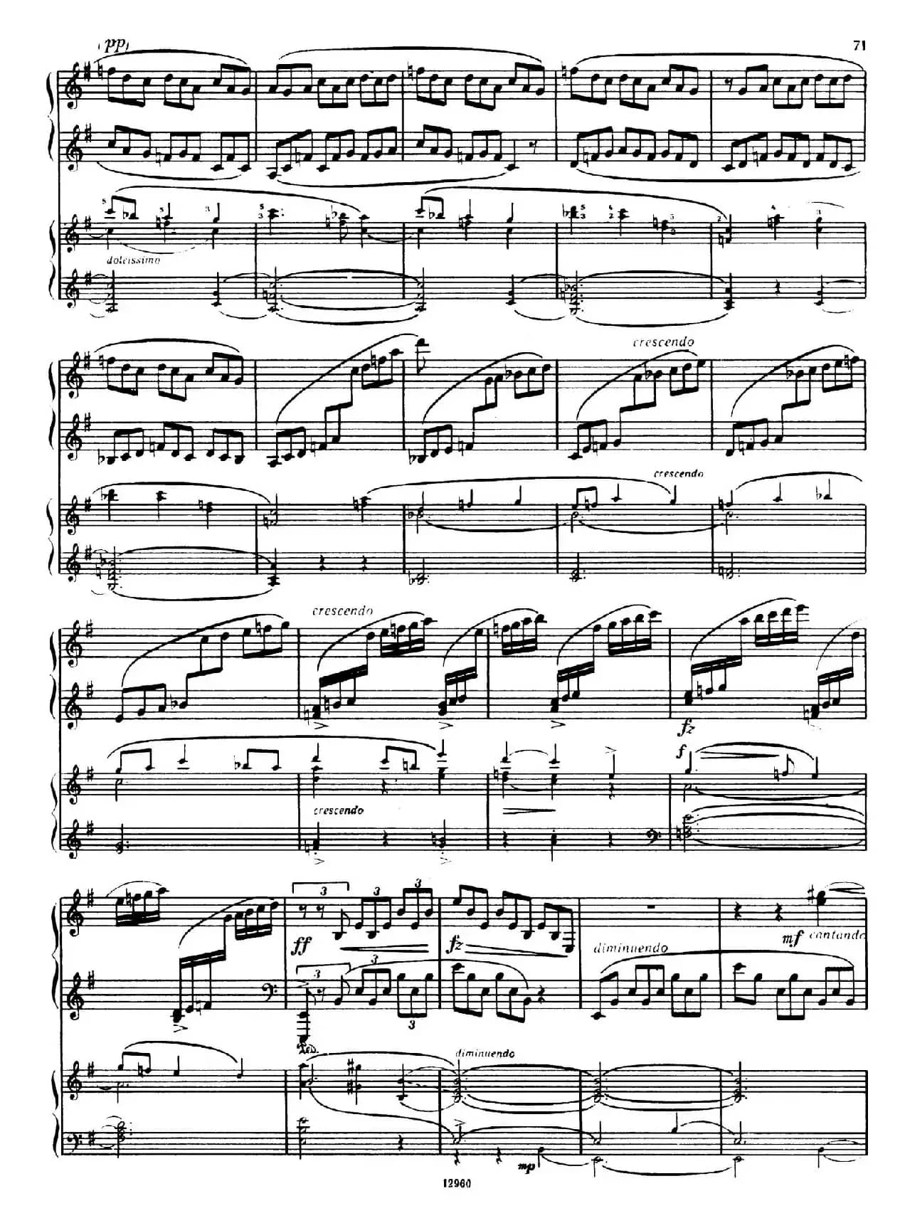 Piano Concerto No.2 in c Minor Op.50（c小调第二钢琴协奏曲·Ⅲ·双钢琴）