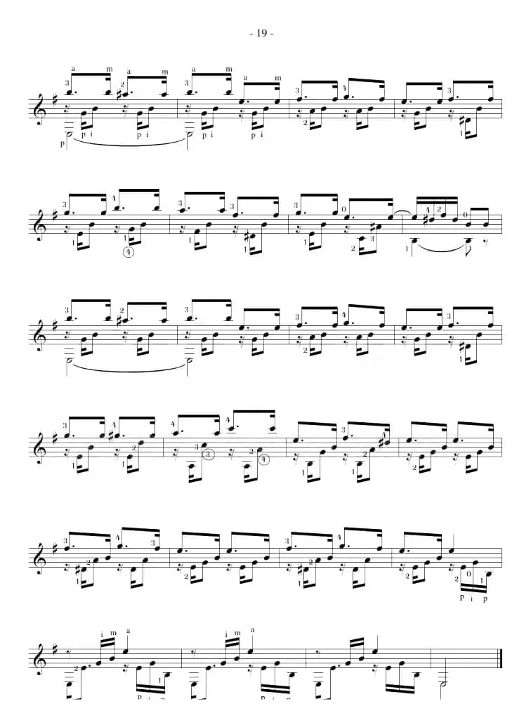 Fernando Sor《12 Studies,Op.60》（STUDY 10）