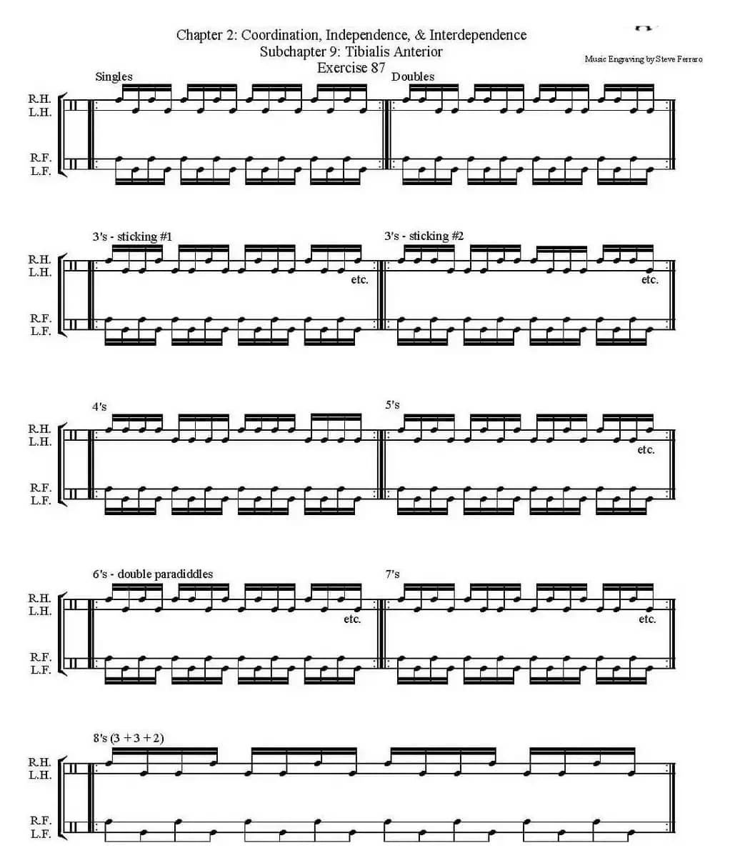 Thomas Lang - Creative Coordination（架子鼓双踩教程P26-50）