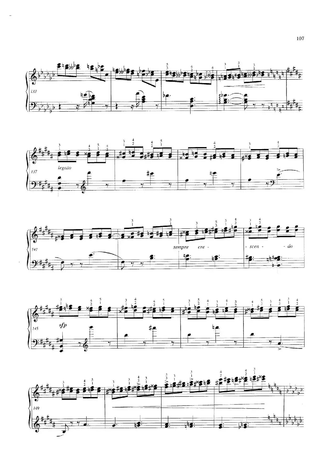 Variations and Fuge in e-flat Minor Op.23（降e小调主题变奏与赋格）