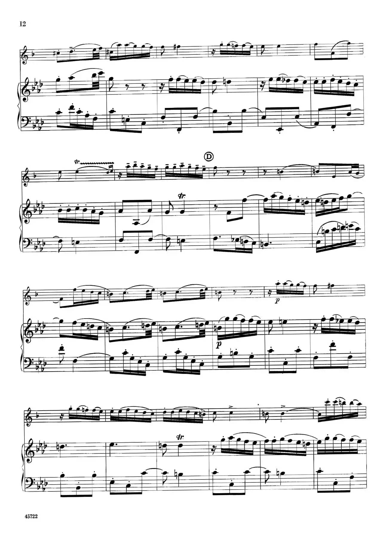 15首古典萨克斯独奏曲：2、Sicilienne and Allegro（中音萨克斯+钢琴伴奏）