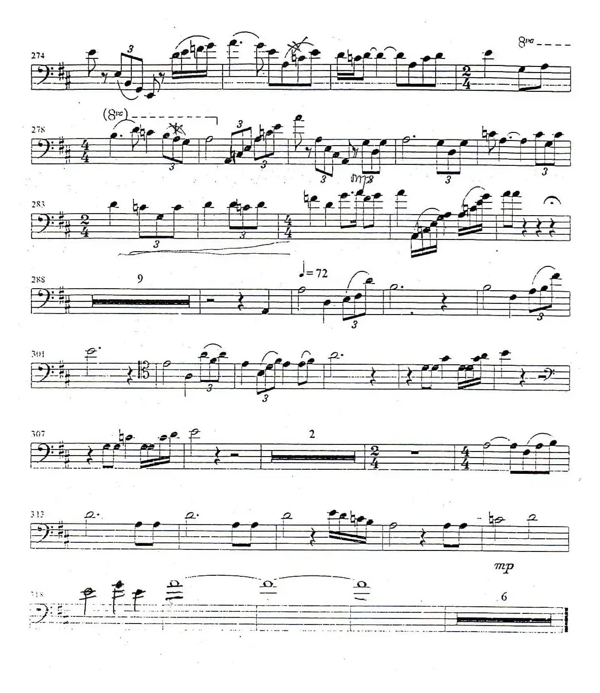 红色娘子军（大管分谱）