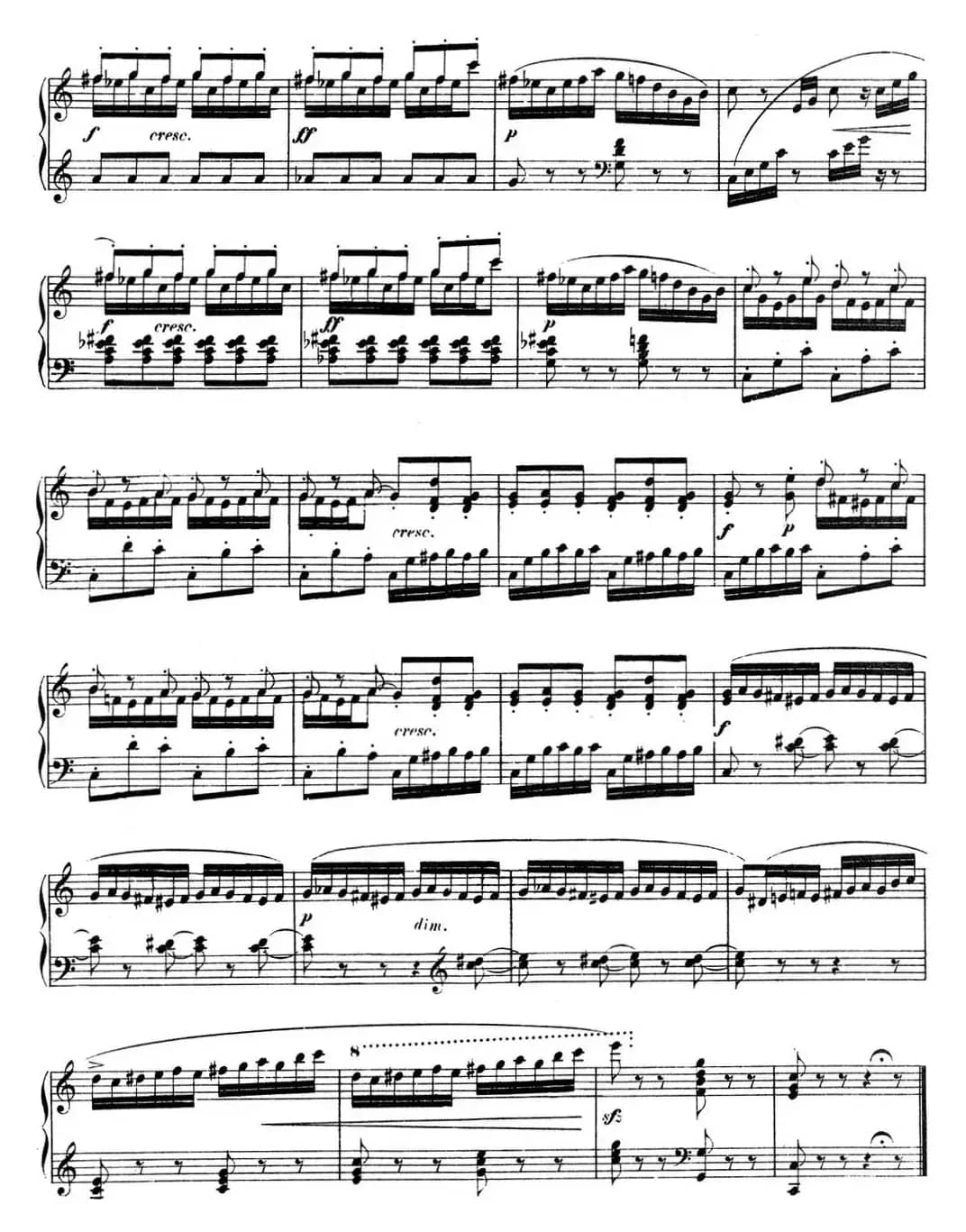 门德尔松无词歌Op.67（NO.4）