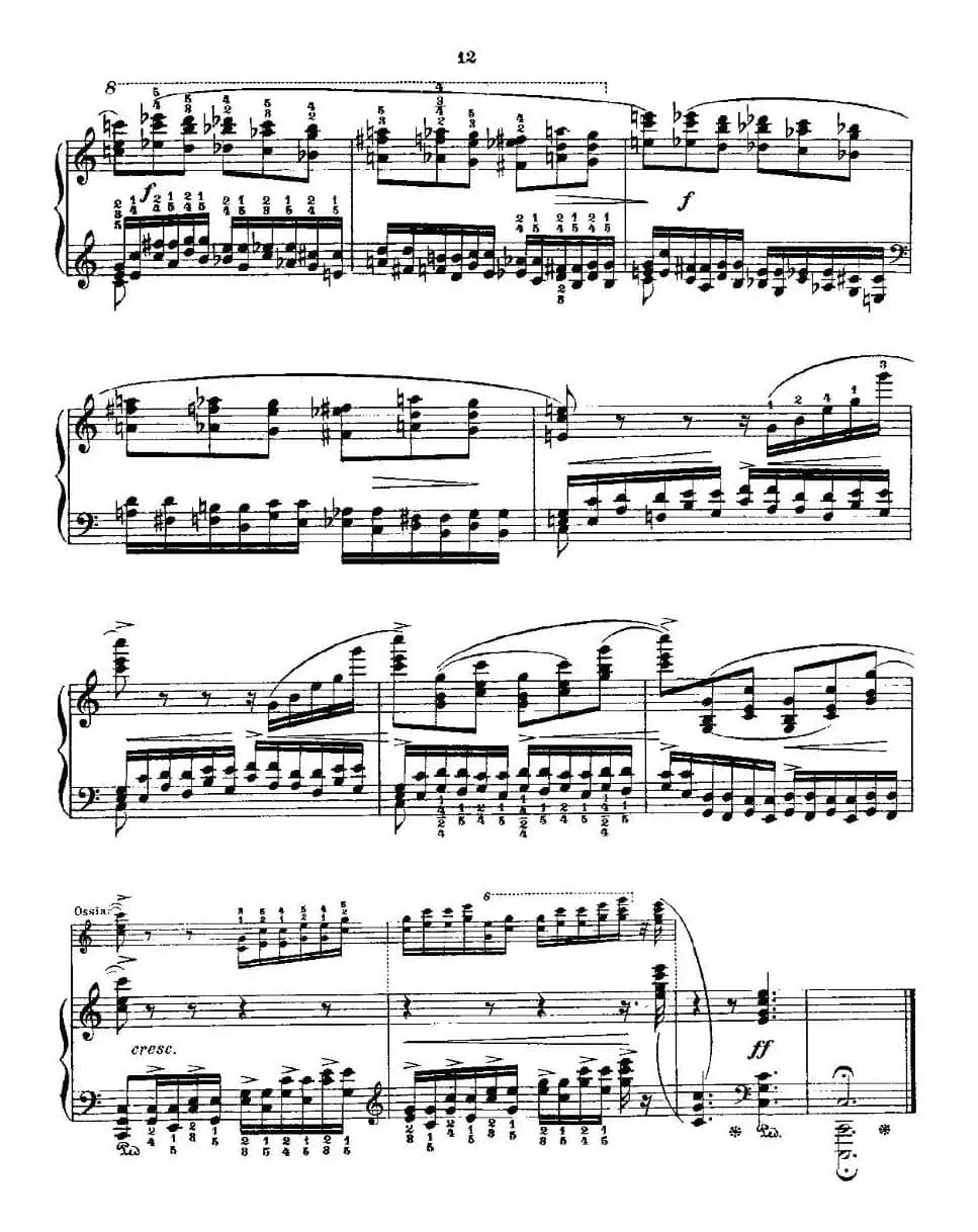 肖邦《练习曲》Fr.Chopin Op.10 No7-1