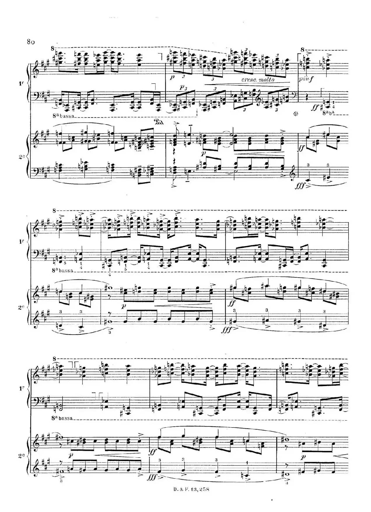 Visions de l'Amen（阿门的幻想·双钢琴·Ⅶ）