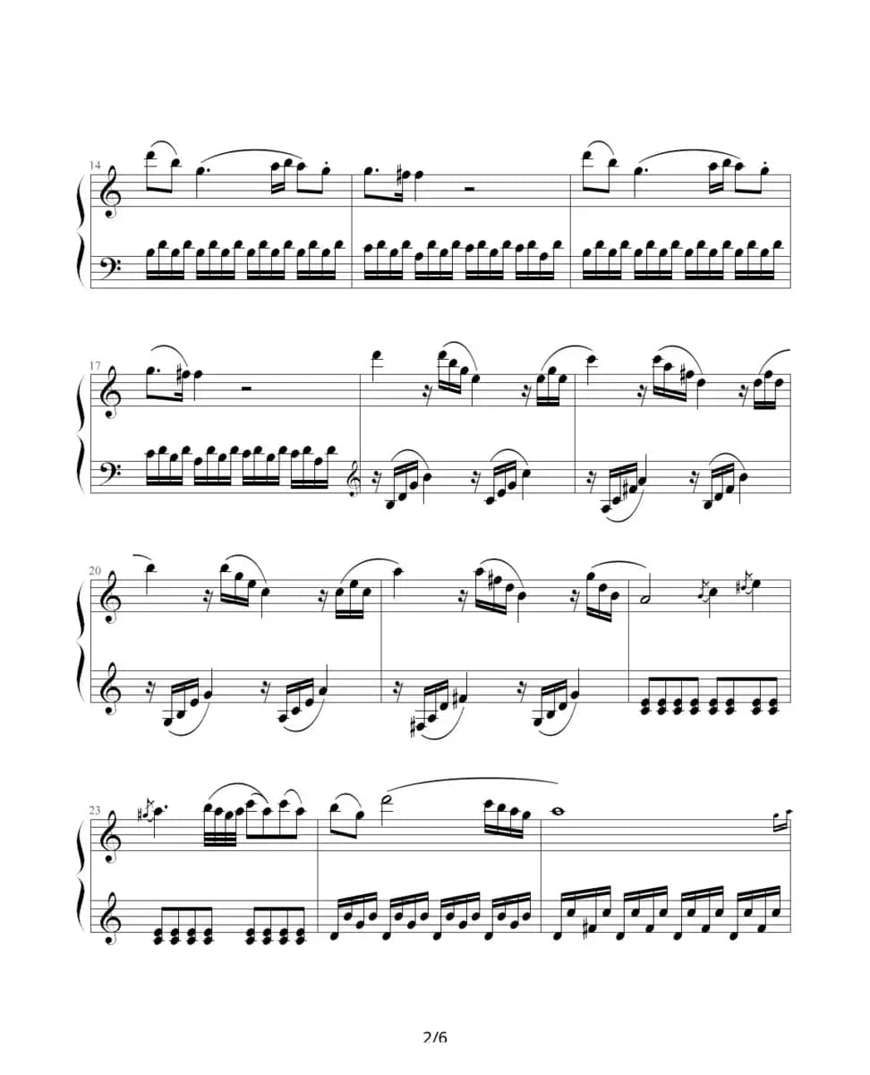 奏鸣曲 Sonatas K.545（Mozart 制谱版）