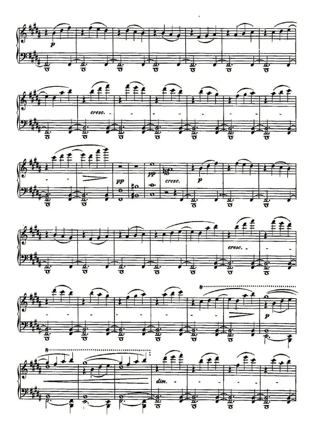 贝多芬钢琴小品Op.126 之四