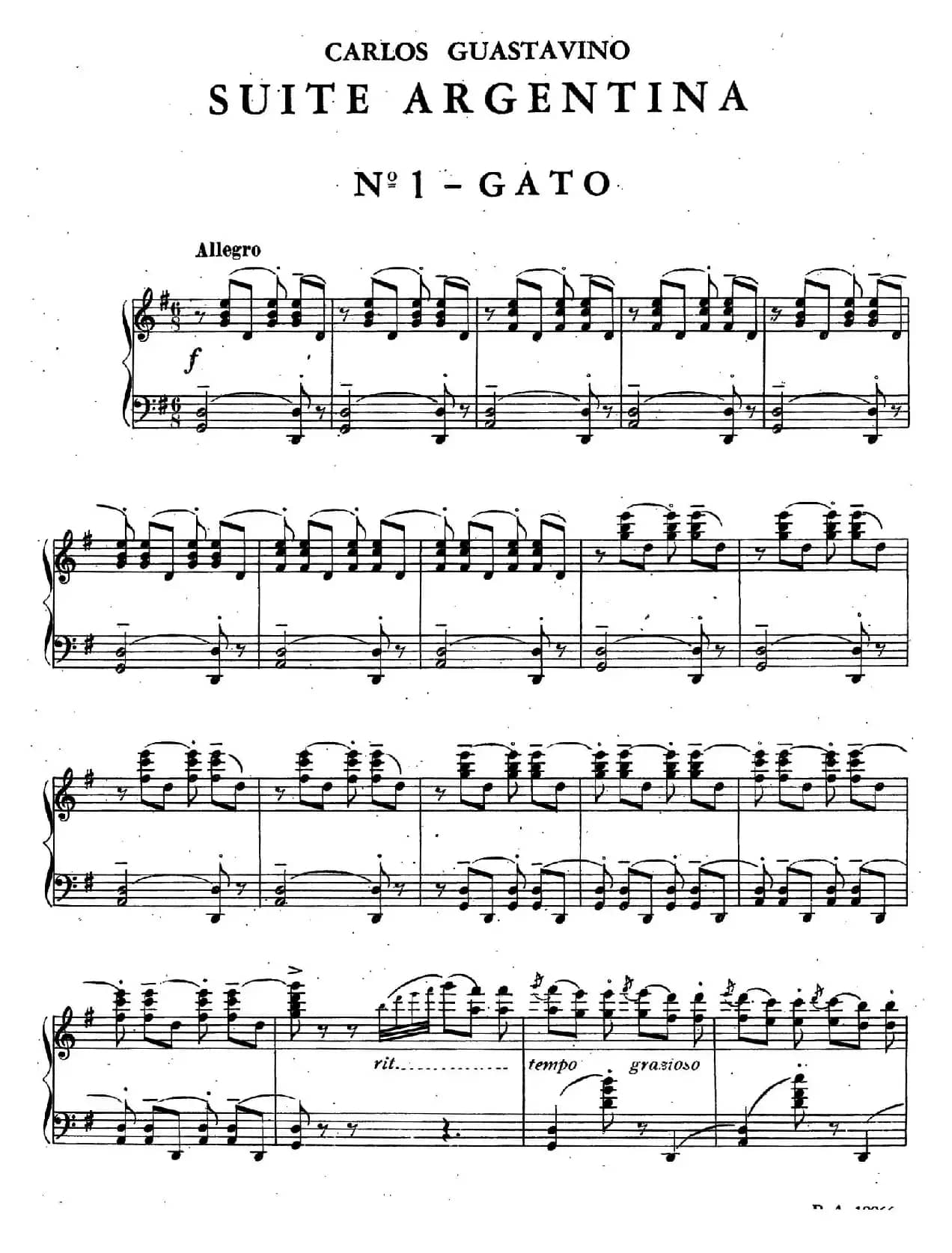 Suite Argentina（阿根廷组曲 No.1）