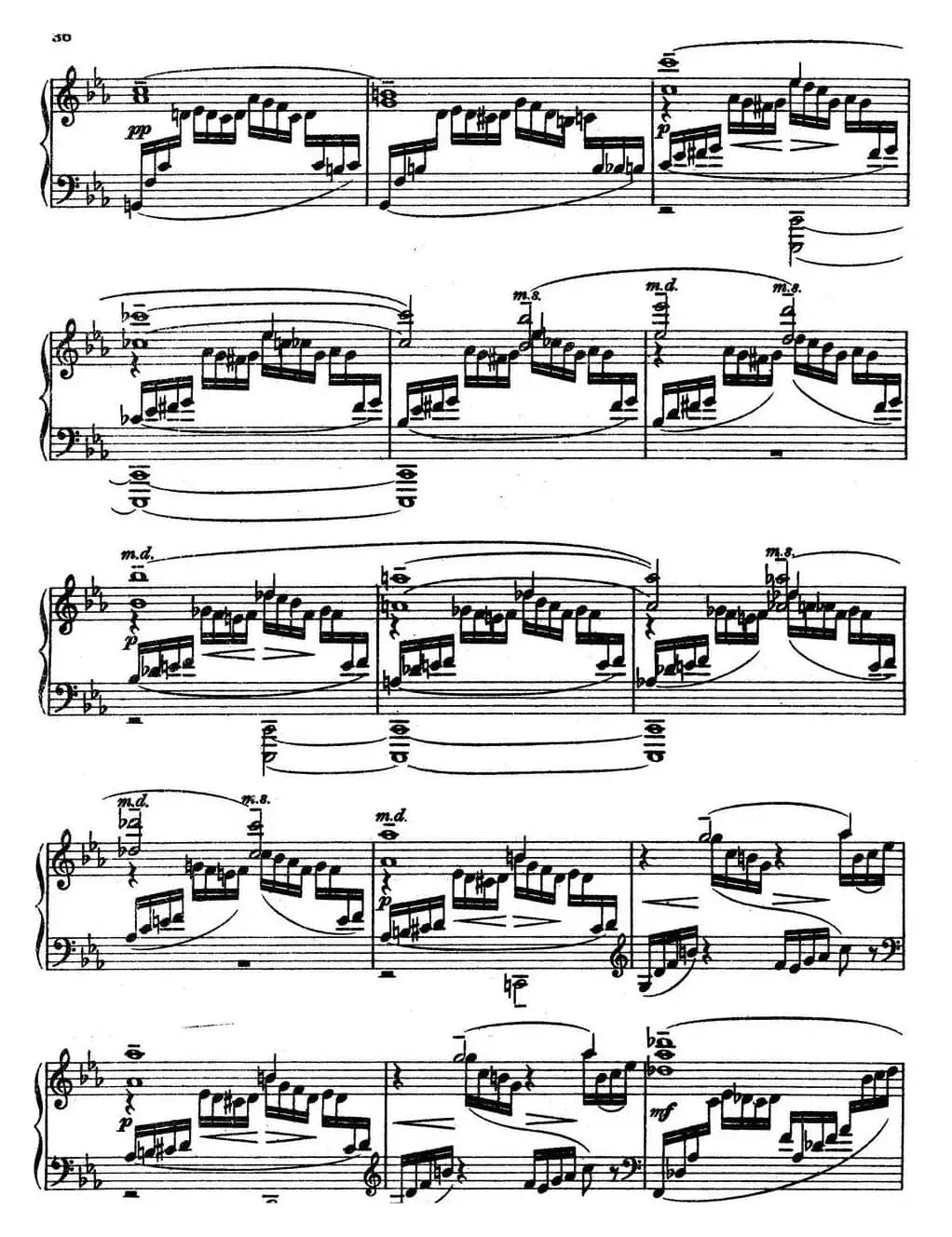 10 Preludes Op.23（拉赫玛尼诺夫10首前奏曲·Ⅶ）