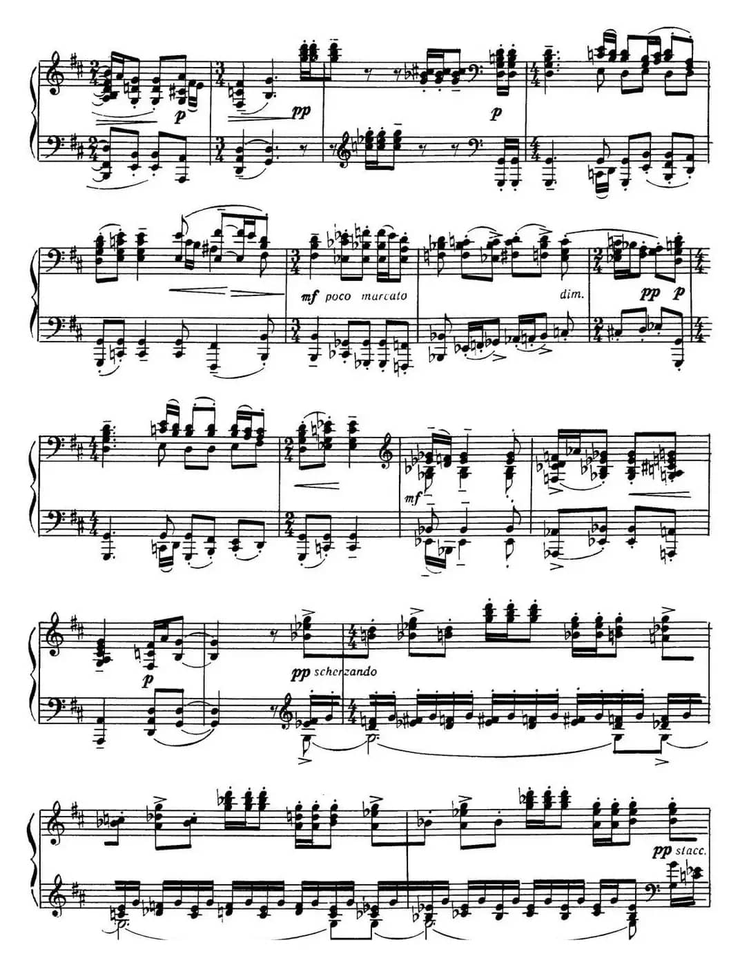 拉赫玛尼诺夫 音画练习曲17或18 Etudes tableaux Op.39 No.9