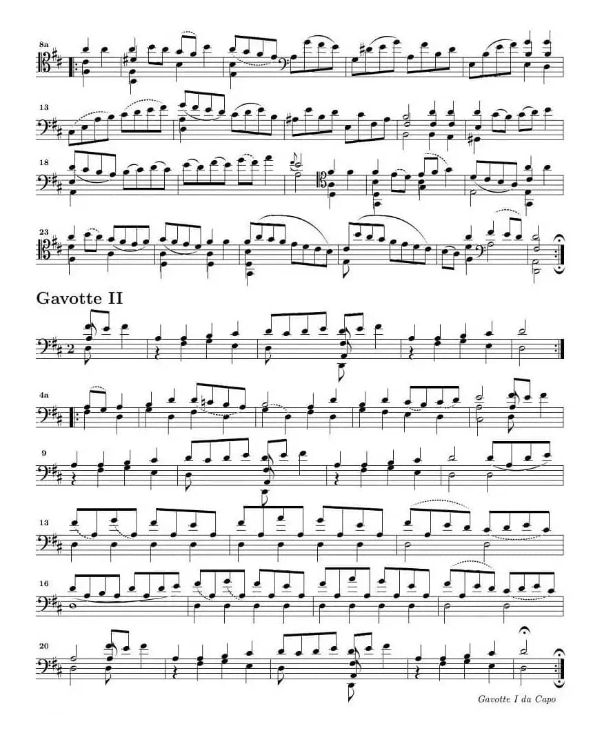 巴赫无伴奏大提琴练习曲之六