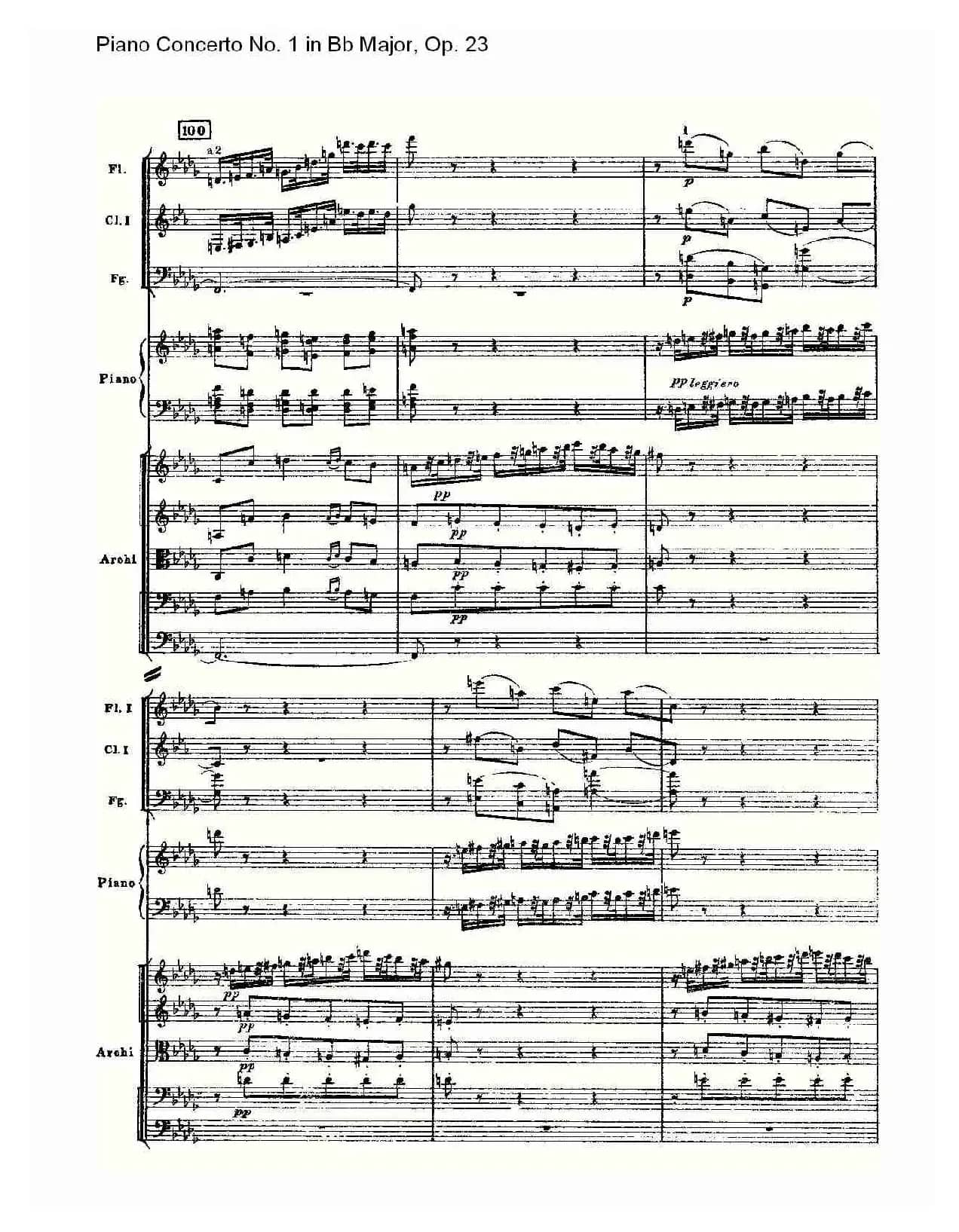 Bb大调第一钢琴协奏曲,Op.23第三乐章（一）