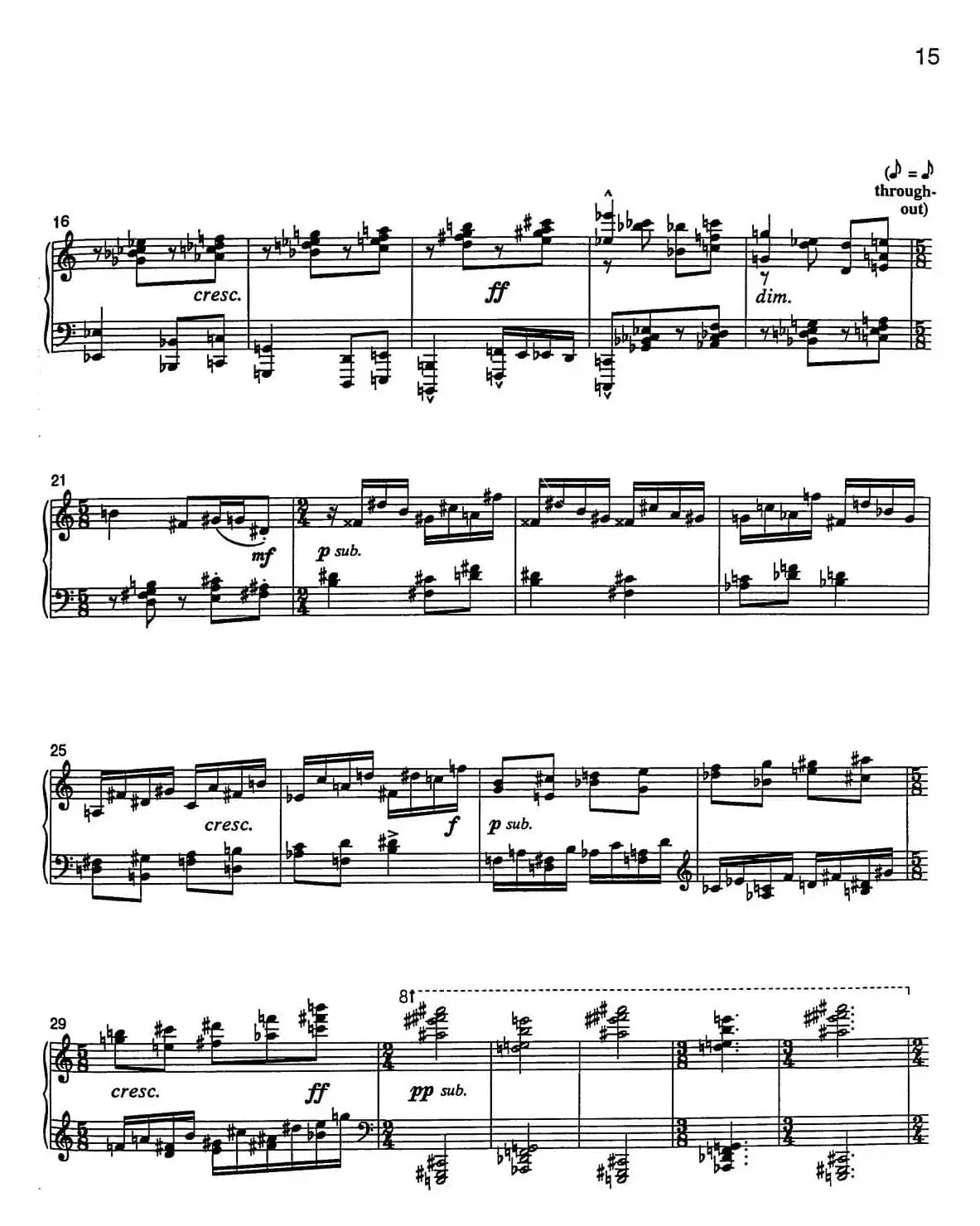 Nine Bagatelles （9首小品）（Ⅸ）